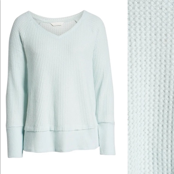 Light blue waffle tunic - Picture 3 of 4